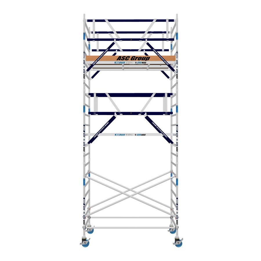 ASC Group AGS Rollgerüst 135x250x5,3ph - zweiseitig