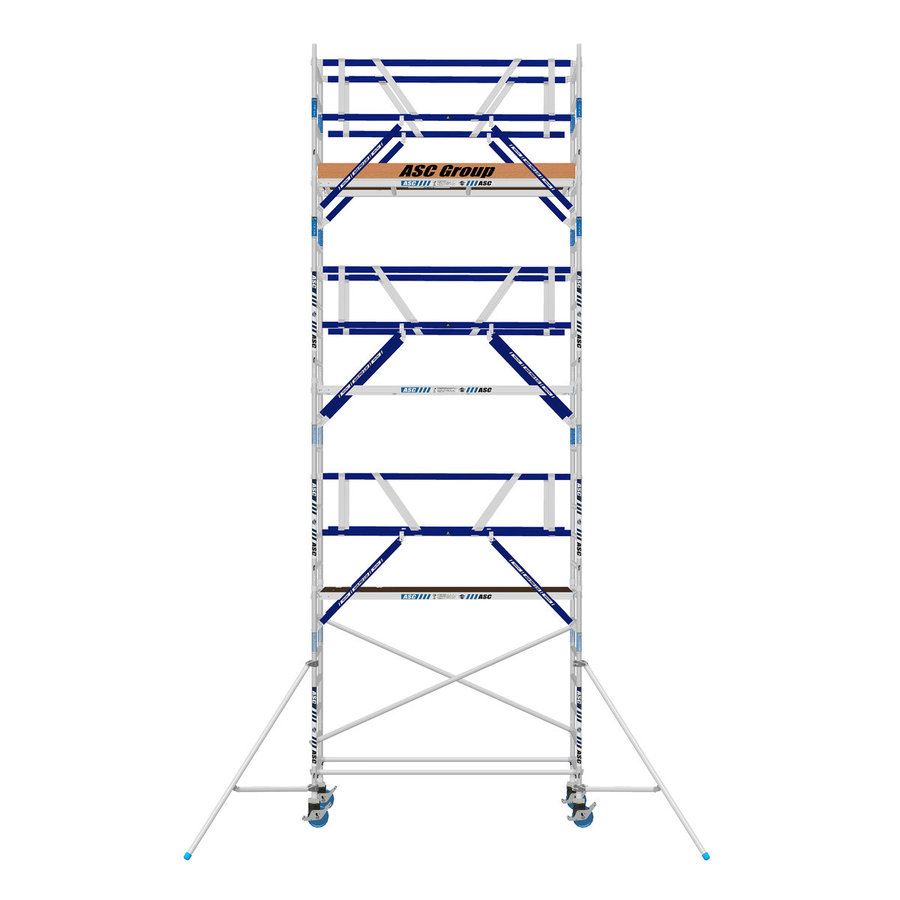 ASC Group AGS Rollgerüst 75x250x6,3ph - zweiseitig