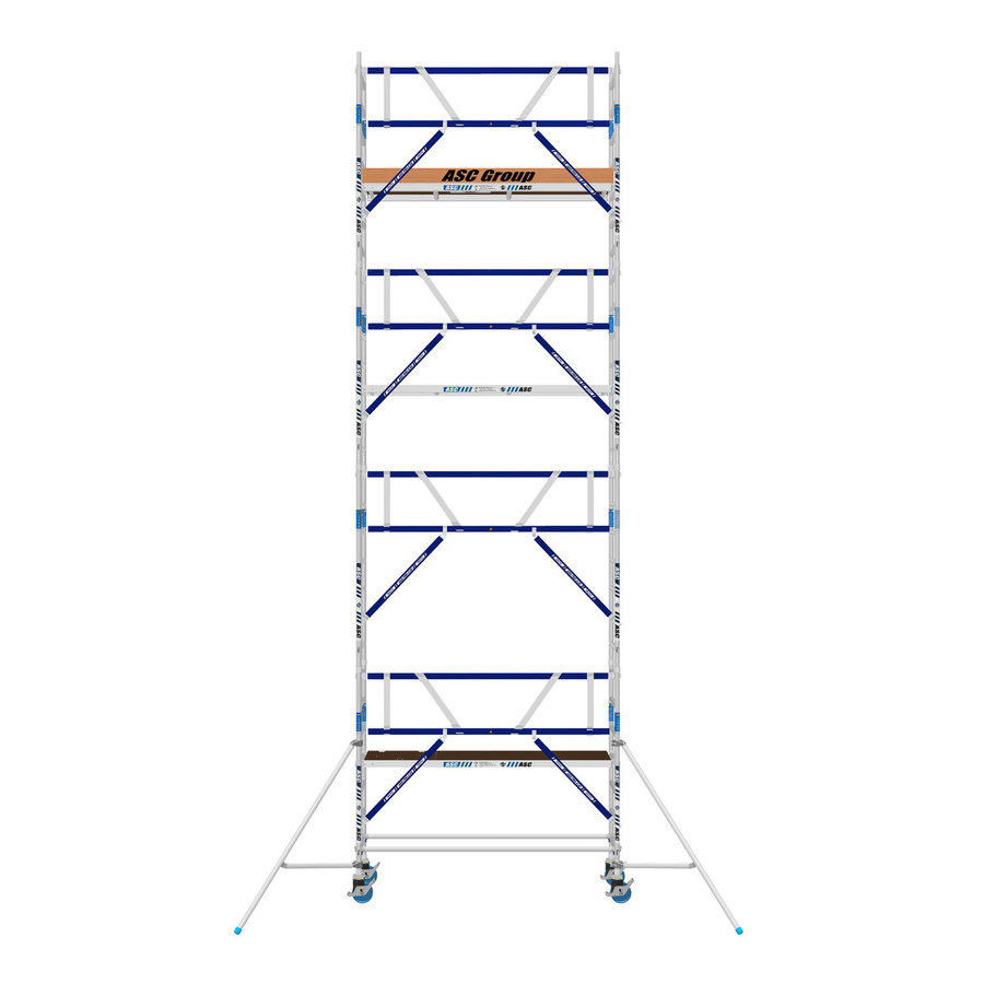 ASC Group AGS Rollgerüst 75x305x7,3ph - einseitig