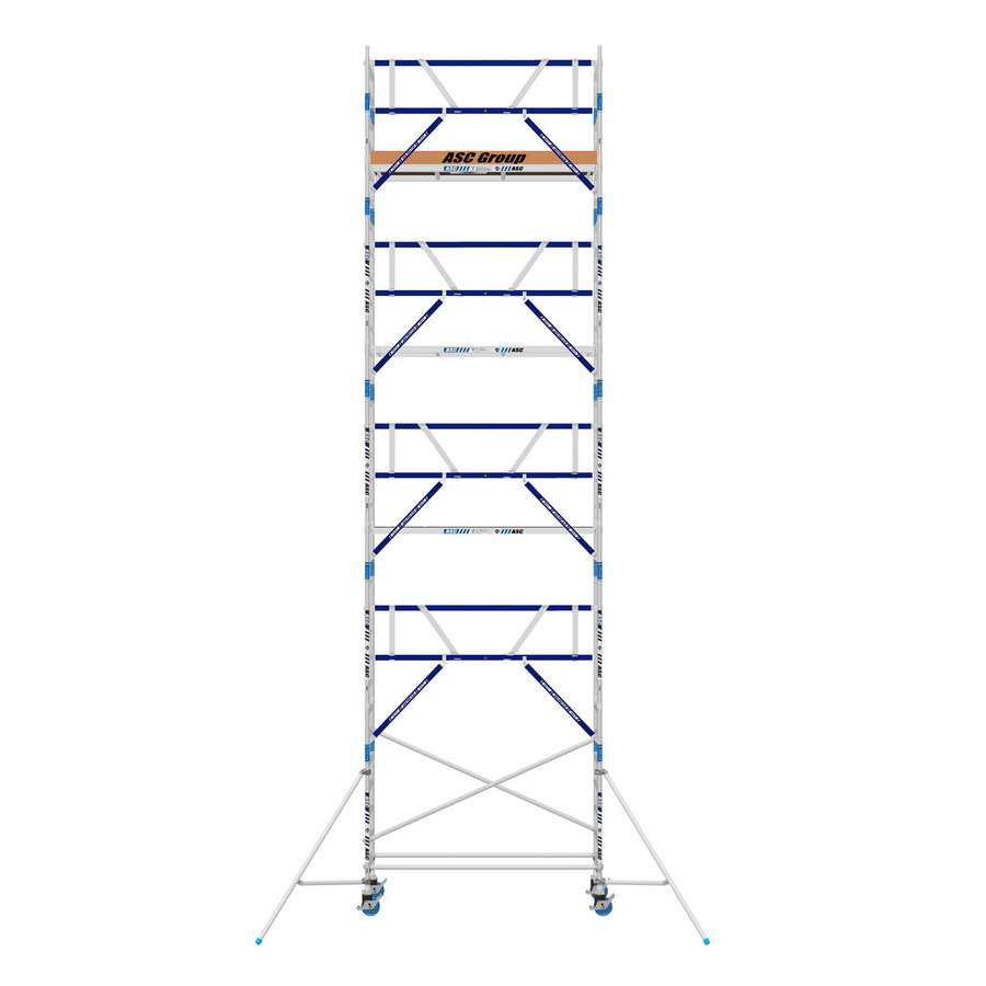 ASC Group AGS Rollgerüst 75x250x8,3ph - einseitig