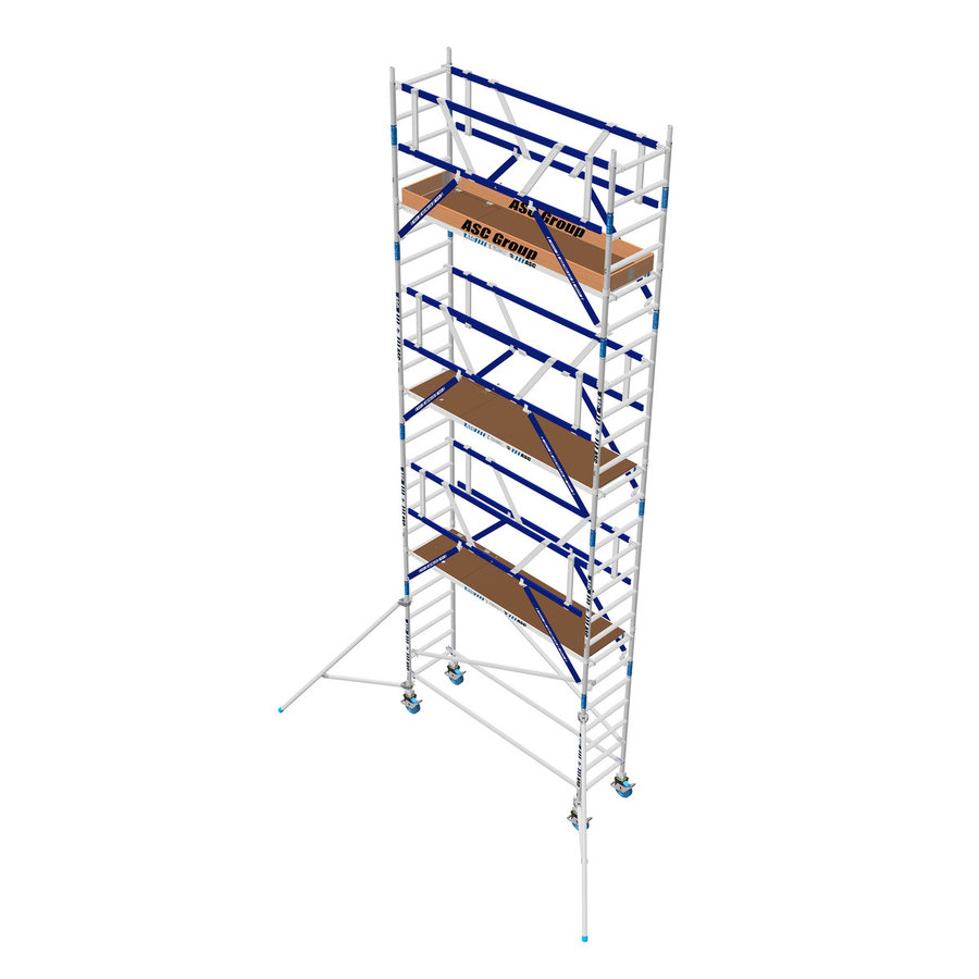 ASC Group AGS Rollgerüst 75x305x6,3ph - zweiseitig