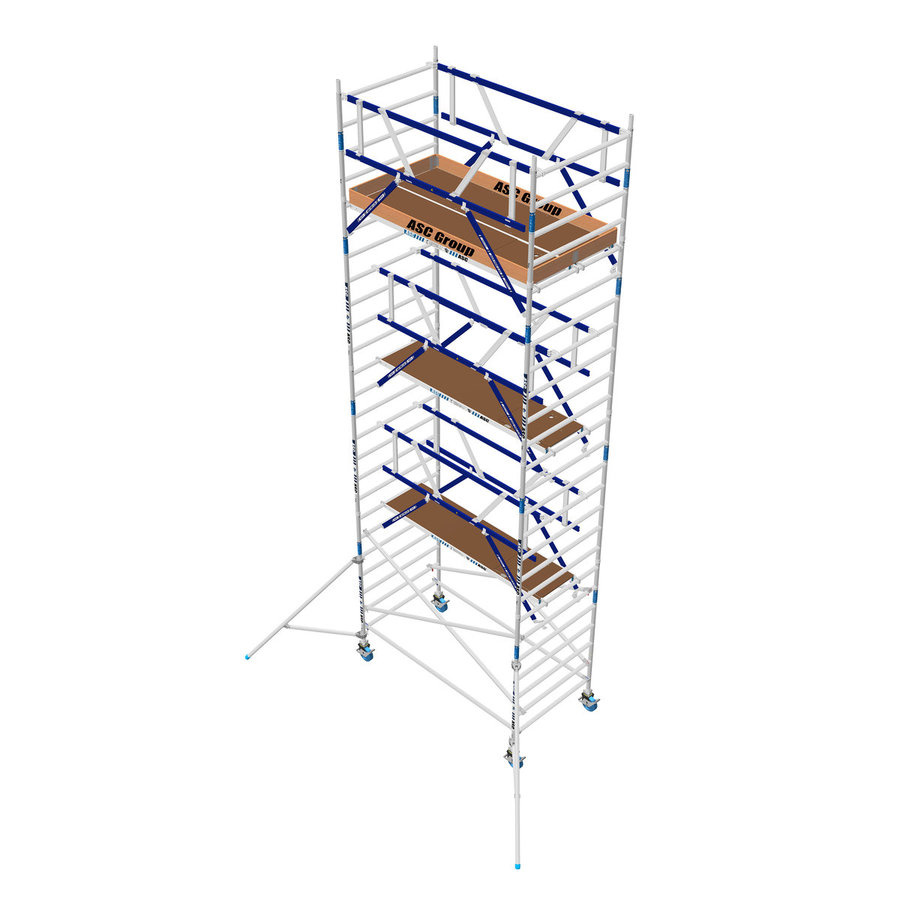 ASC Group AGS Rollgerüst 135x250x6,3ph - zweiseitig