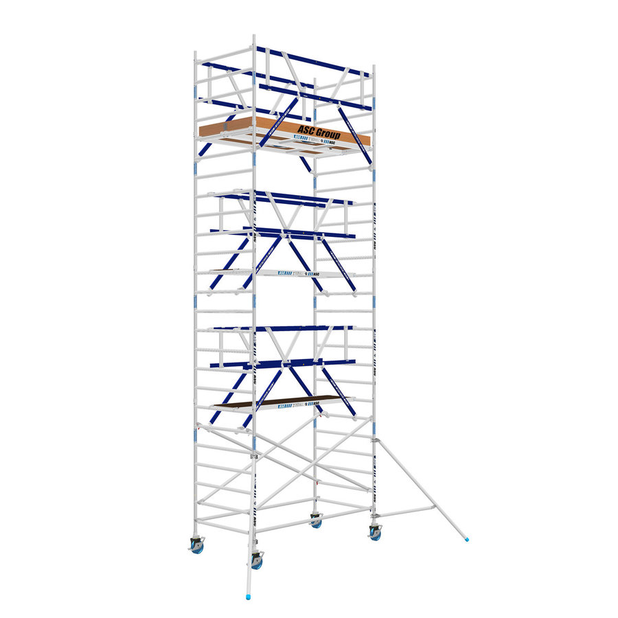 ASC Group AGS Rollgerüst 135x250x6,3ph - zweiseitig