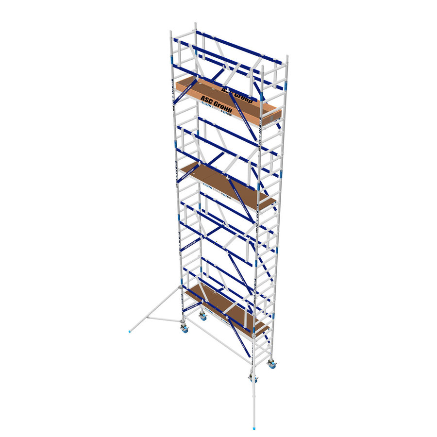 ASC Group AGS Rollgerüst 75x305x7,3ph - zweiseitig