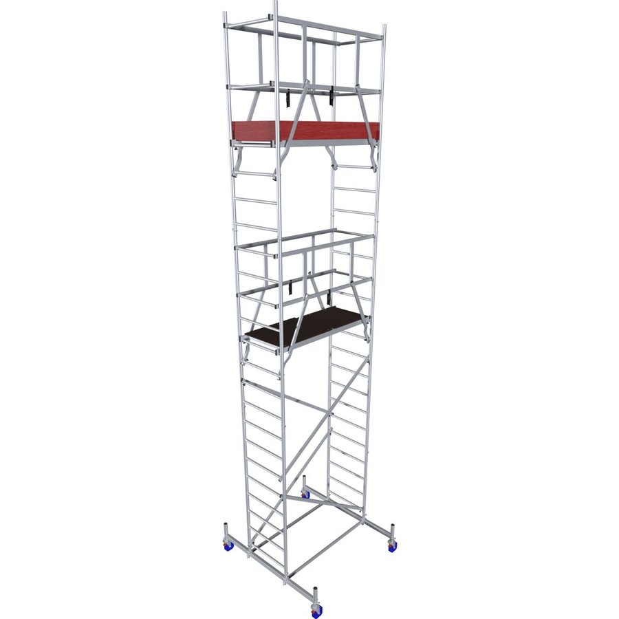 Krause Corda MobilTec - Alu Mobilgerüst mit Rollen 125 mm AH 6,85m