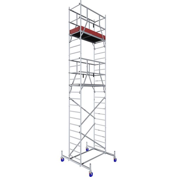 Krause Corda MobilTec - Alu Mobilgerüst mit Rollen 125 mm AH 6,85m