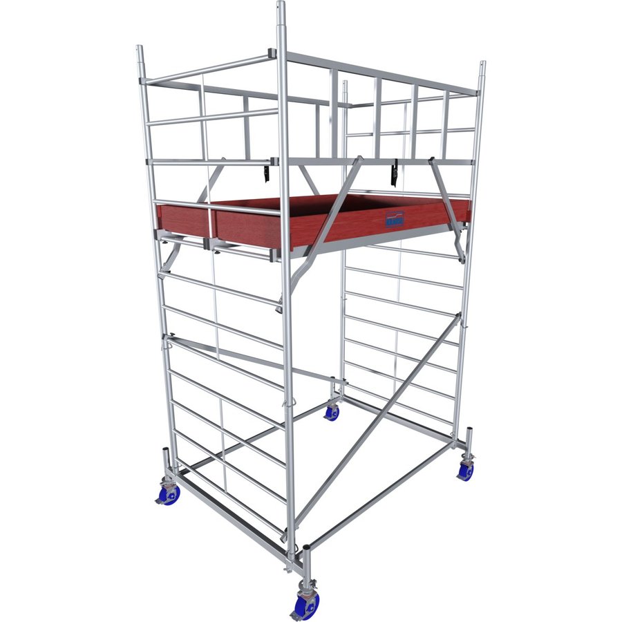 Krause ProTec XXL Alu-FahrGerüst Breitaufbau Arbeitshöhe ca. 4,30 m