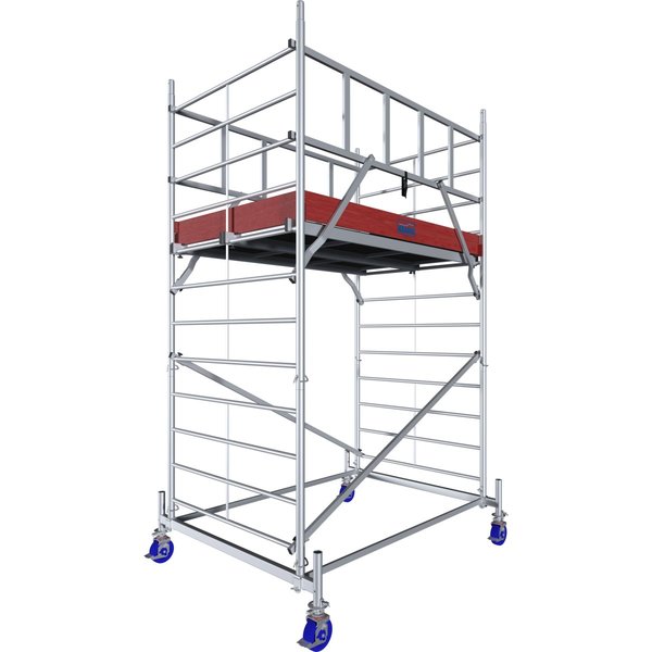 Krause ProTec XXL Alu-FahrGerüst Breitaufbau Arbeitshöhe ca. 4,30 m