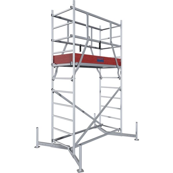 Krause ClimTec Arbeitsgerüst ohne Rollen, Arbeitshöhe bis ca. 4m