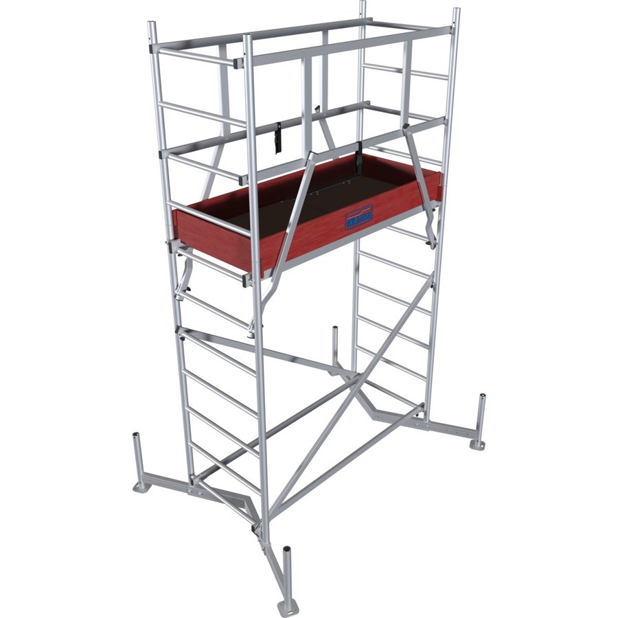 Krause ClimTec Arbeitsgerüst ohne Rollen, Arbeitshöhe bis ca. 4m