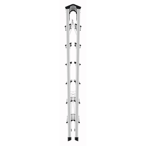 Hailo D60 StandardLine Alu-Doppelstufen-Klapptritt, 2 x 7 Stufen