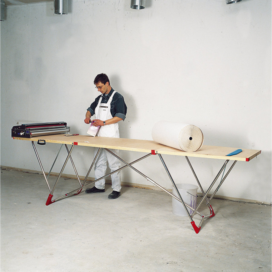 Euroline eurotap Profi-Holz-Tapeziertisch Nr. 812 Breite 60 cm, Länge 3m