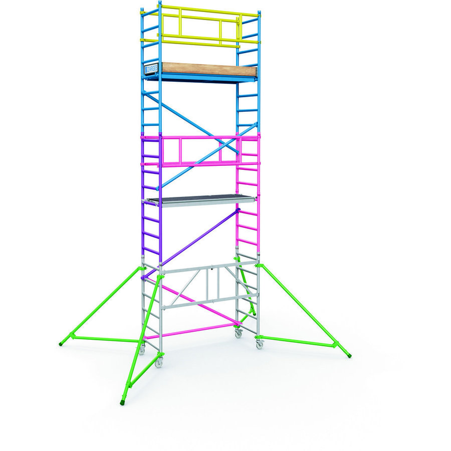 ZARGES PaxTower 1T - Klappgerüst Arbeitshöhe 6,55 m