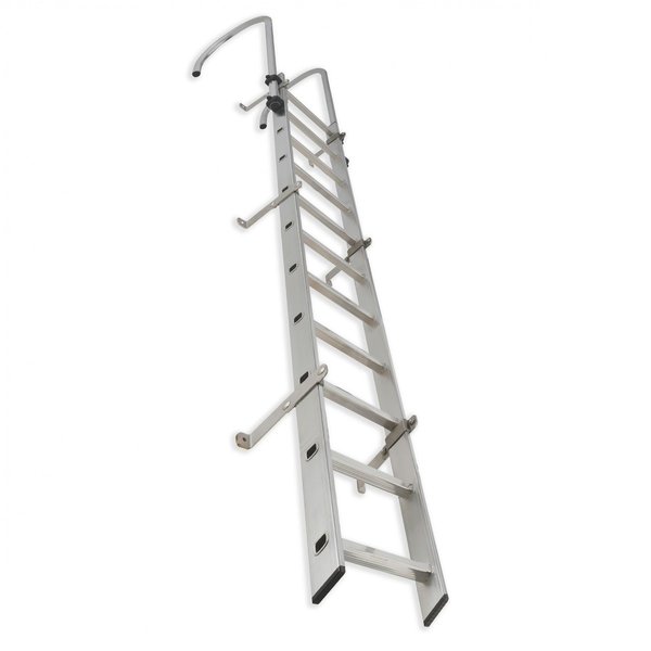 Hailo Professional Steigleiter ohne Rückenschutz Typ ALO-14 aus Aluminium Steighöhe=3920mm