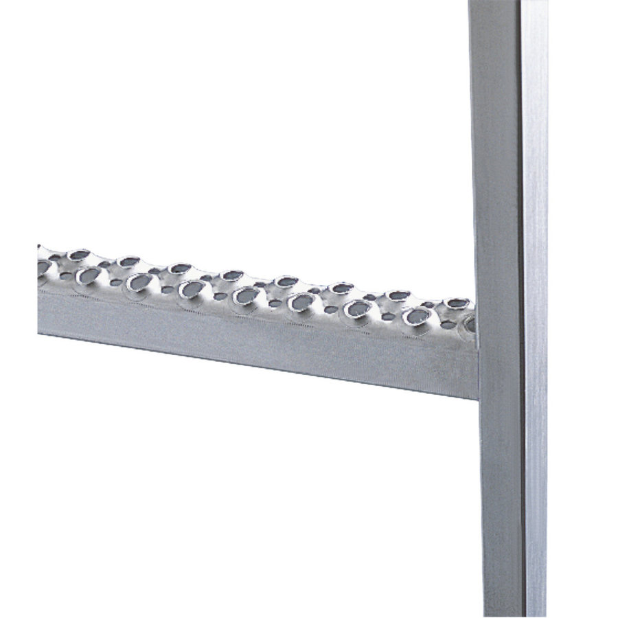 Hailo Professional Steigleiter ohne Rückenschutz Typ STO-15 Stahl verzinkt Steighöhe=4200mm