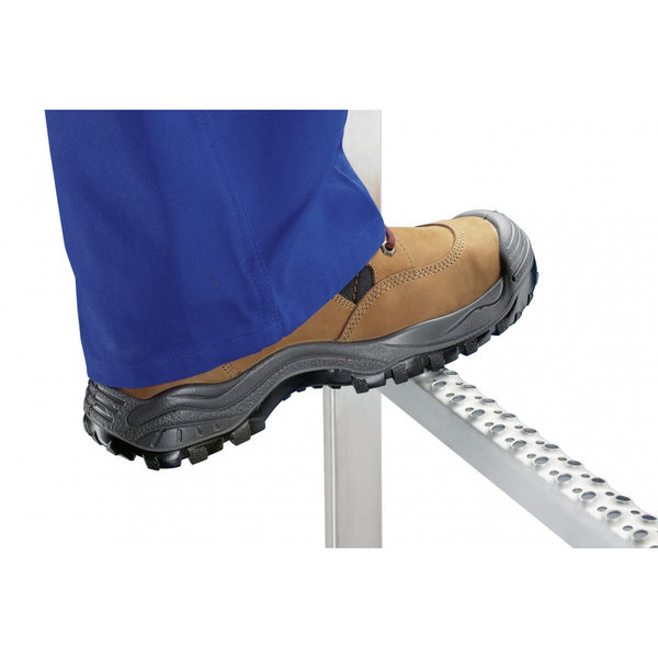 Hailo Professional Schachtleiter aus Edelstahl 1.4301 / AISI 304  Länge 1,96m