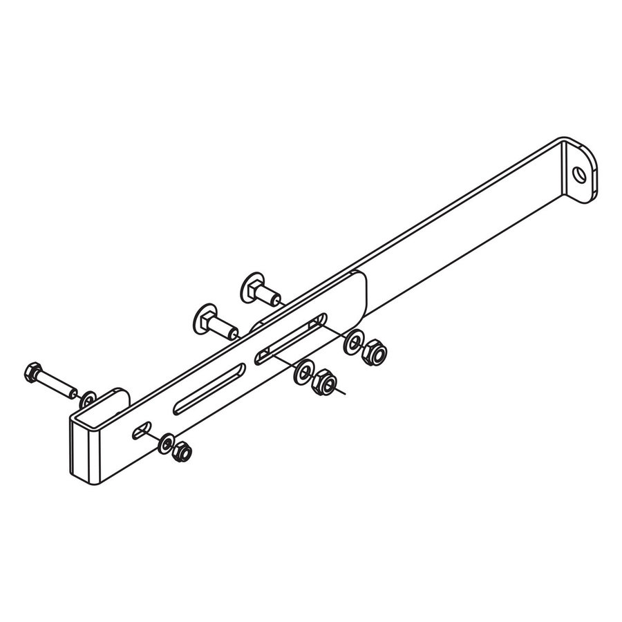 Hailo Professional Wandhalter bis 330 mm für Holm 40x20 STFVZ