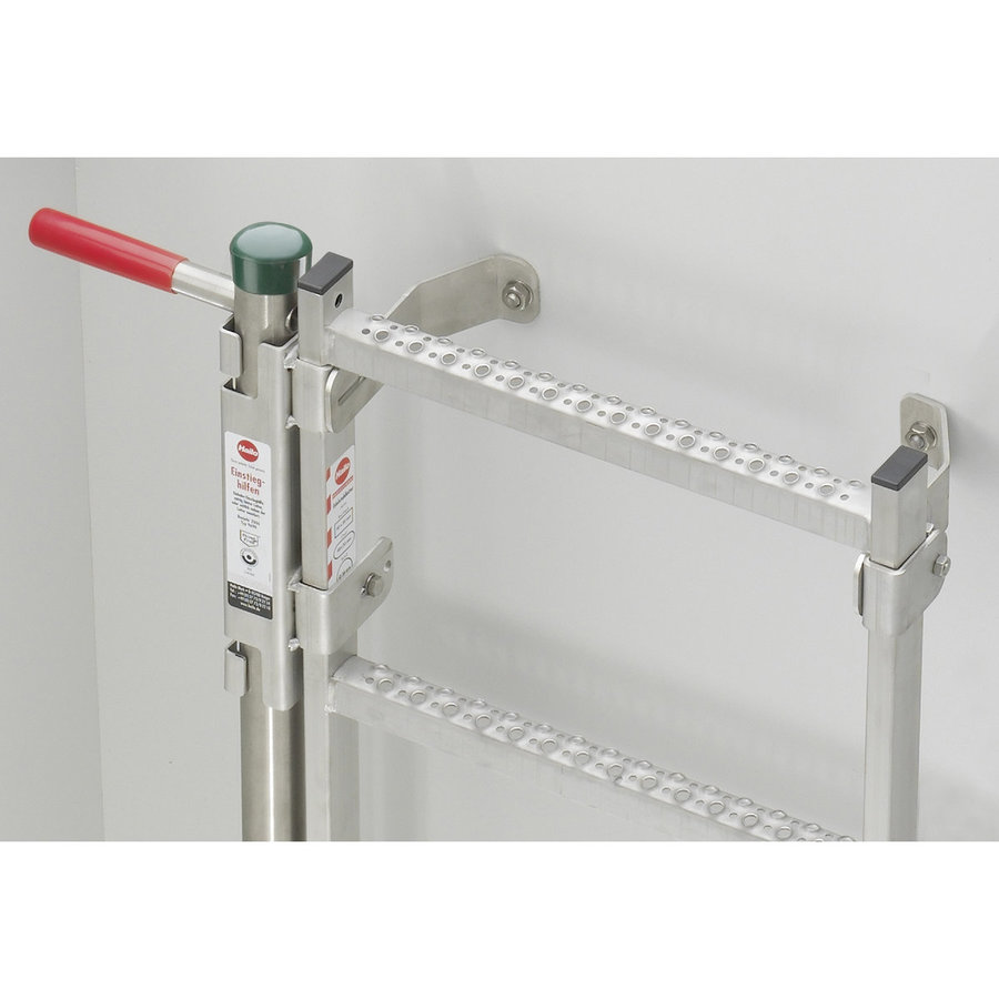 Hailo Professional Einstiegshilfe versenkbar A4 Leiterholm 50x50 LI / Hülse 50x50