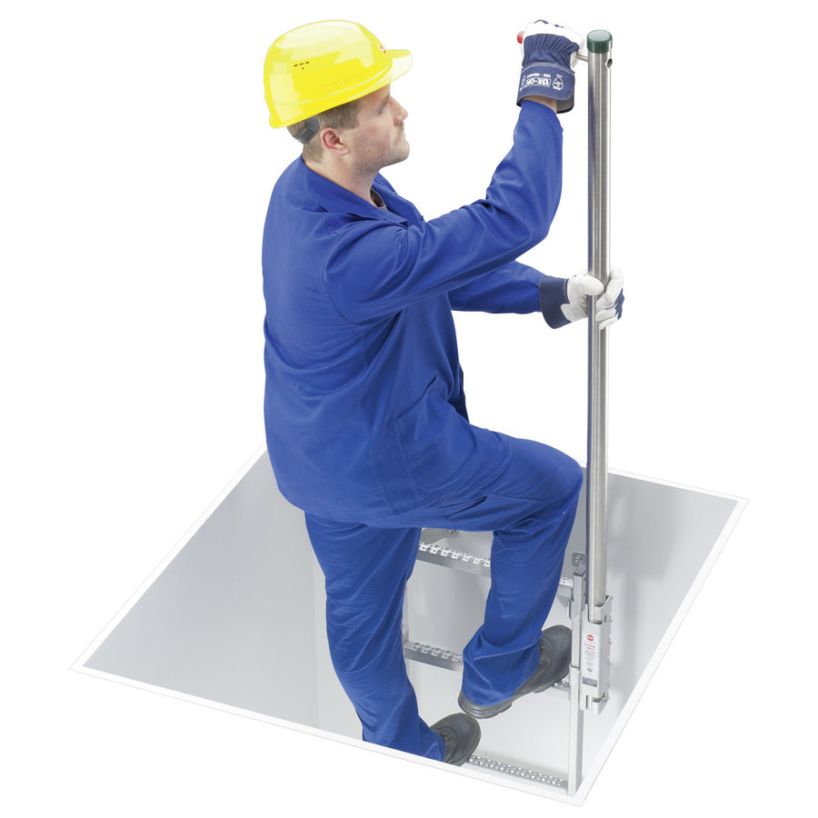 Hailo Professional Einstiegshilfe versenkbar Zur Montage am Leiterholm 40x20mm, rechts