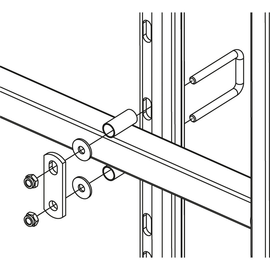 Hailo Professional Halterung auf Sprosse 30x30 , ST STFVZ