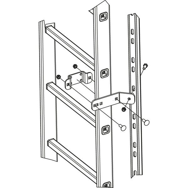 Hailo Professional Halterung am Holm 72x25 , VA Edelstahl