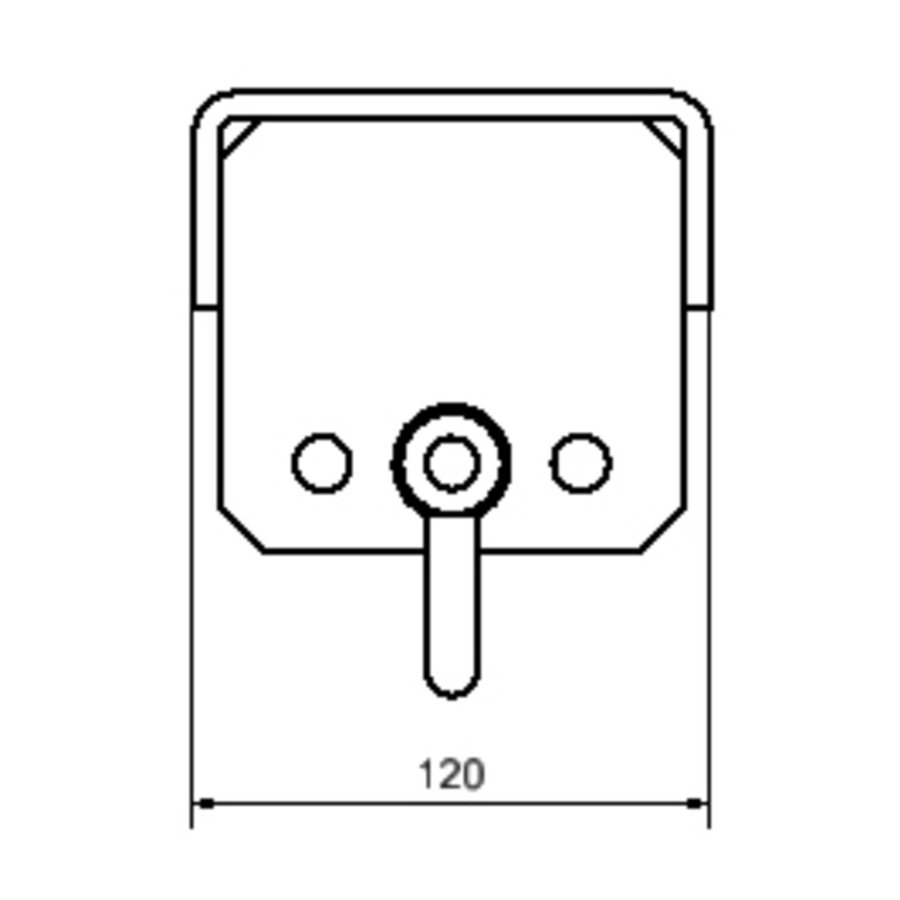 Hailo Professional H-8 Seilanschlag oben am Bauwerk, STFVZ