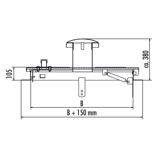 Hailo Professional HS 1 mit Entlüftung und Isolierung / 600x600