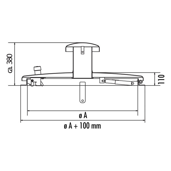 Hailo Professional HS 4 mit Entlüftung / Ø600