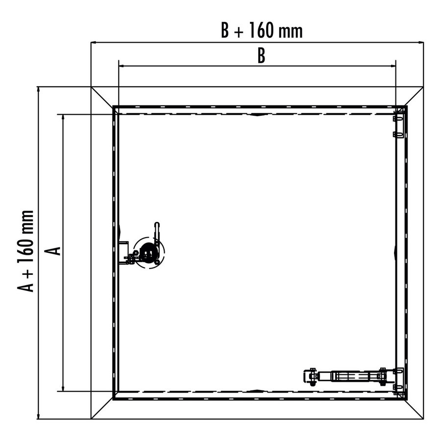 Hailo Professional HS 7 mit Schwenkverschluss / 600x600