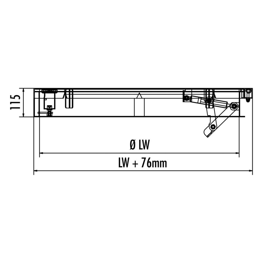 Hailo Professional HS 12-R Kl. A 15 KN / Ø600
