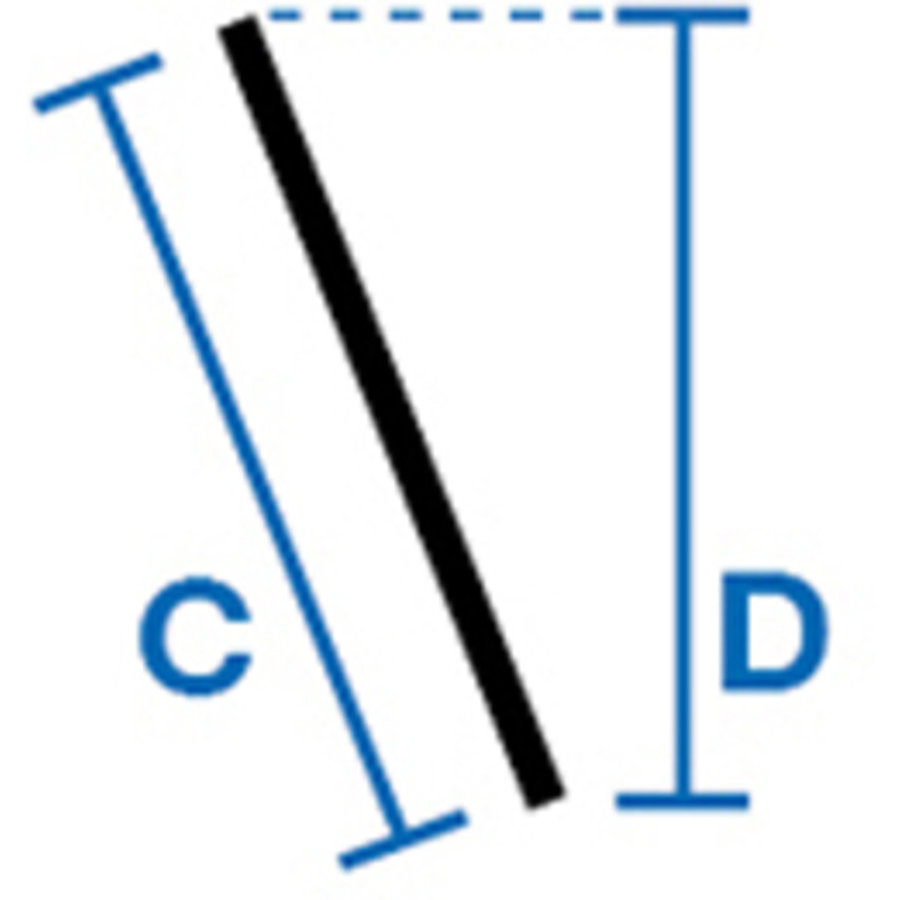 Krause MONTO Sprossen-AnlegeLeiter Sibilo einteilig 12 Sprossen