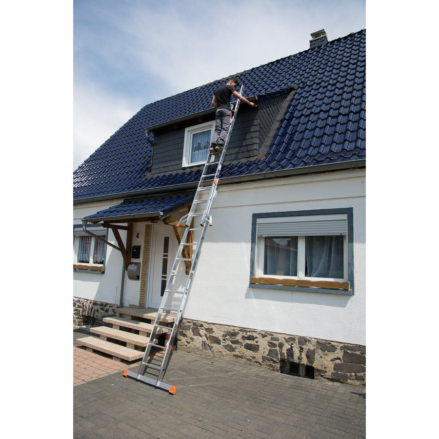 Krause MONTO Sprossen-SchiebeLeiter - Fabilo zweitlg. 2x12 Spr.