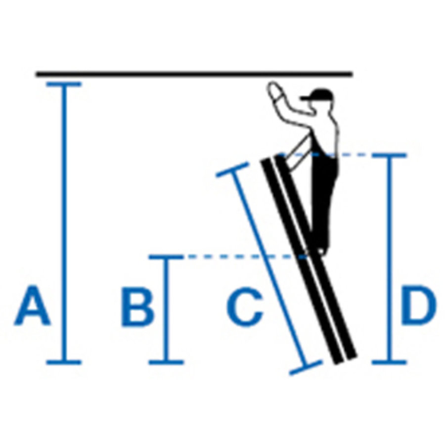 Krause MONTO Schiebe-SeilzugLeiter - Robilo zweitlg. 2x15 Spr.