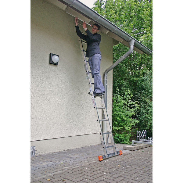 Krause MONTO Sprossen-Gelenk-DoppelLeiter - TriMatic 2x6 Sprossen