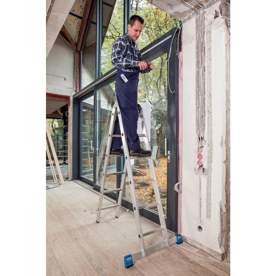 Krause STABILO Sprossen-Gelenk-DoppelLeiter 2x6 Sprossen