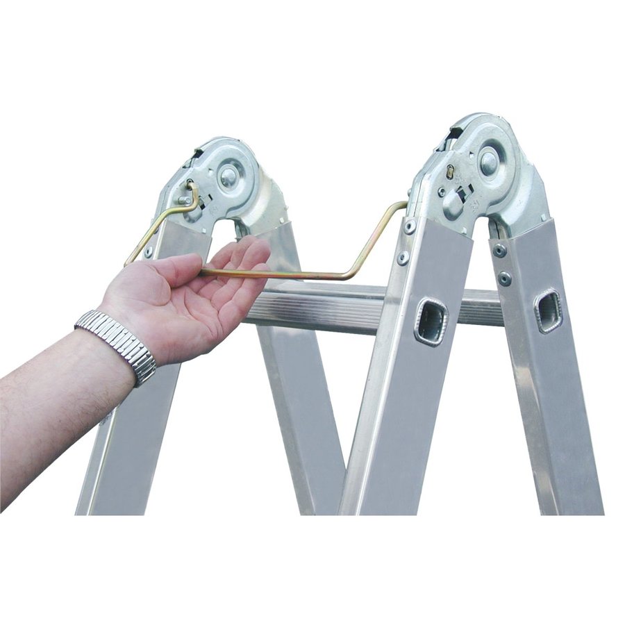 Krause MONTO Sprossen-Gelenk-DoppelLeiter - TriMatic 2x8 Sprossen