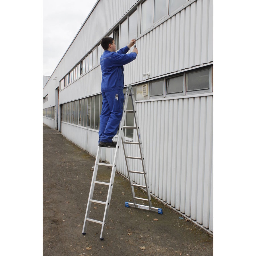 Krause STABILO Sprossen-Gelenk-DoppelLeiter 2x8 Sprossen