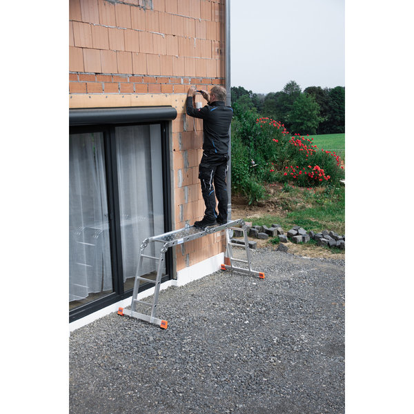 Krause MONTO Sprossen-Gelenk-UniversalLeiter - MultiMatic 4x3 Sprossen