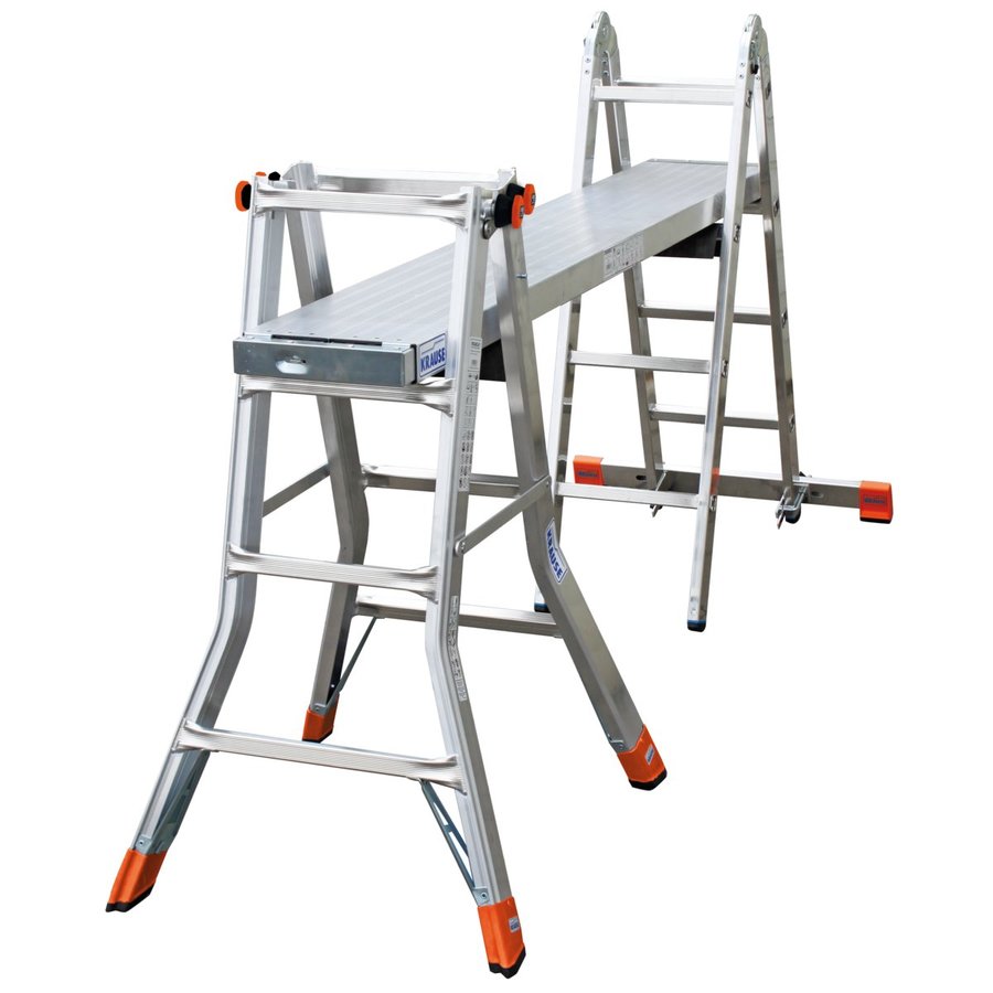 Krause MONTO Sprossen-Gelenk-TeleskopLeiter - TeleMatic 4x4 Sprossen