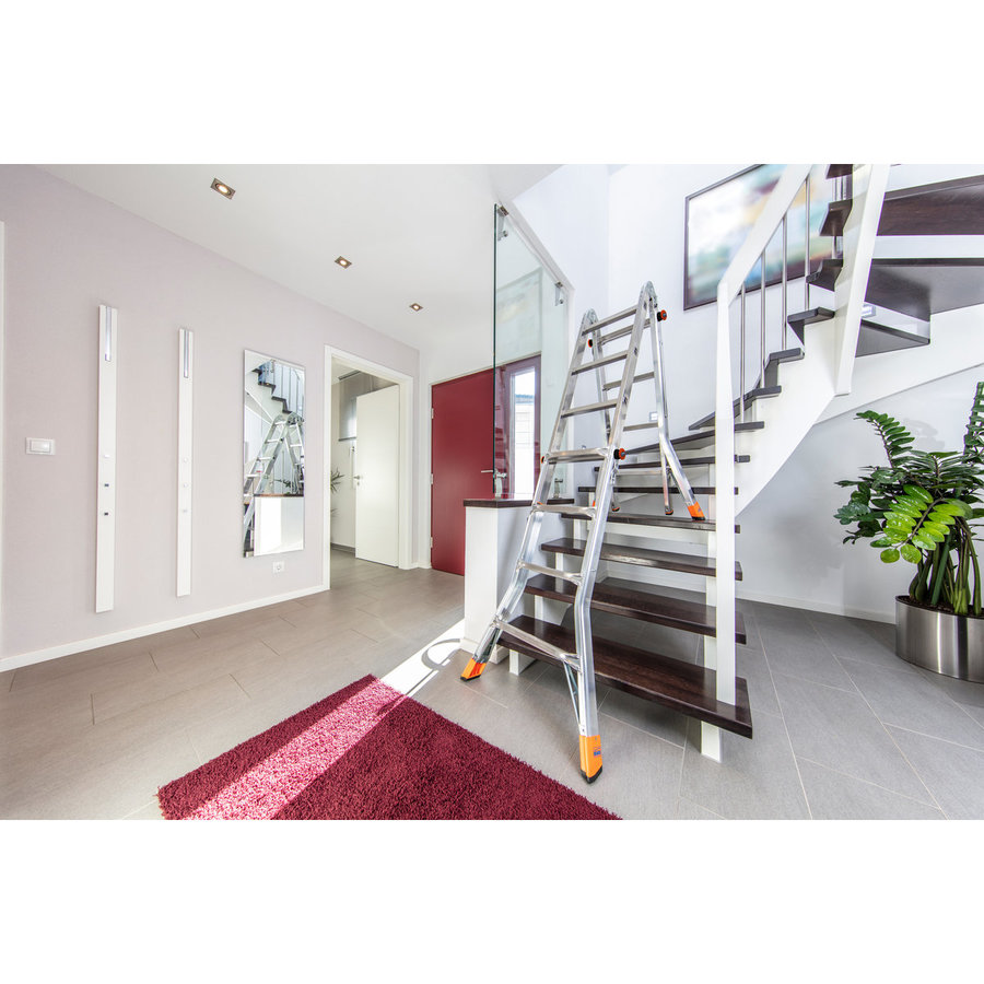 Krause MONTO Sprossen-Gelenk-TeleskopLeiter - TeleMatic 4x4 Sprossen