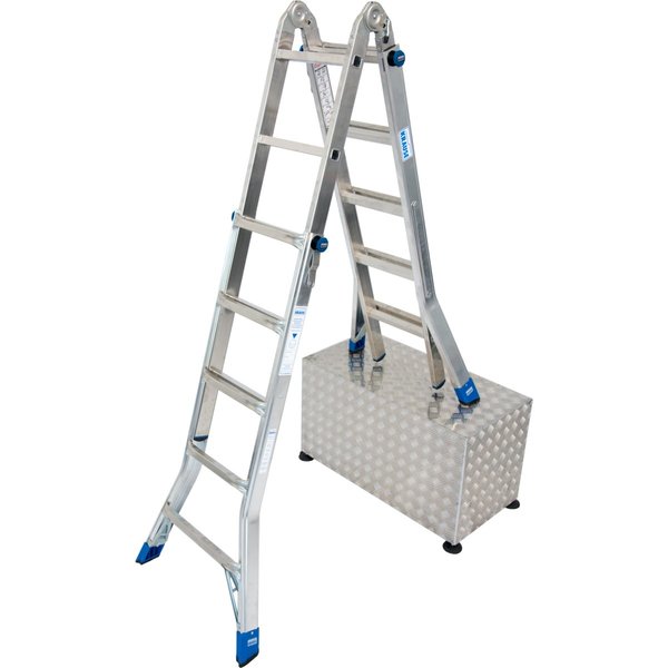 Krause STABILO Sprossen-Gelenk-TeleskopLeiter 4x5 Sprossen
