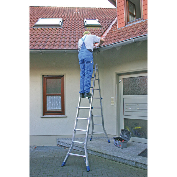 Krause STABILO Sprossen-Gelenk-TeleskopLeiter 4x5 Sprossen