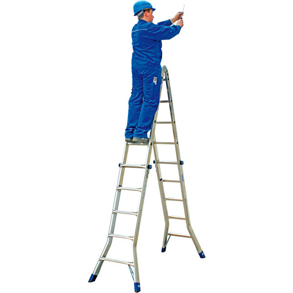 Krause STABILO Sprossen-Gelenk-TeleskopLeiter 4x5 Sprossen