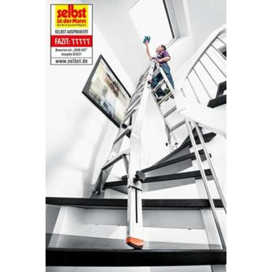 Krause MONTO Gelenk-TeleskopLeiter - TeleVario Arbeitshöhe bis ca. 5m