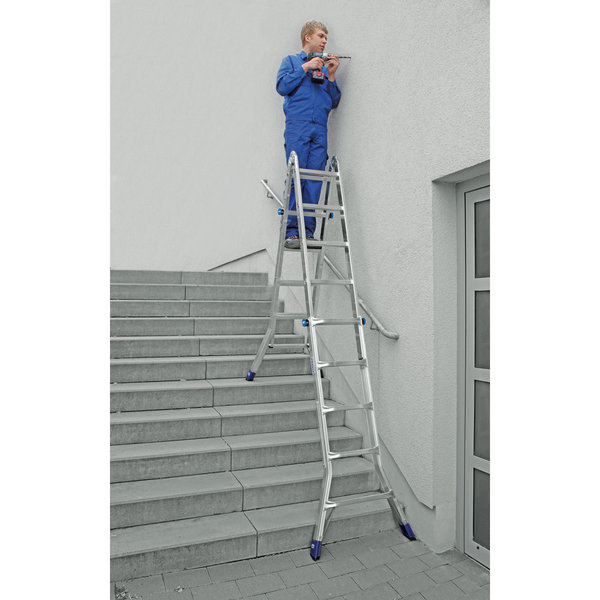 Krause STABILO Sprossen-Gelenk-TeleskopLeiter 4x5 Sprossen