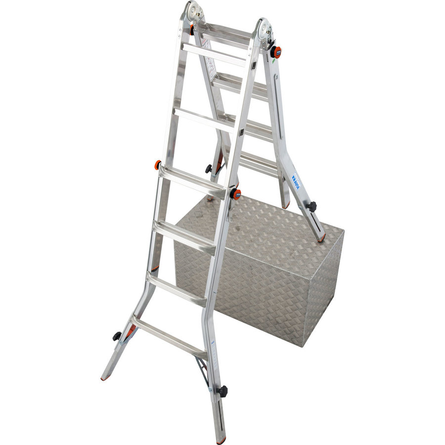 Krause MONTO Gelenk-TeleskopLeiter - TeleVario Arbeitshöhe bis ca. 5m