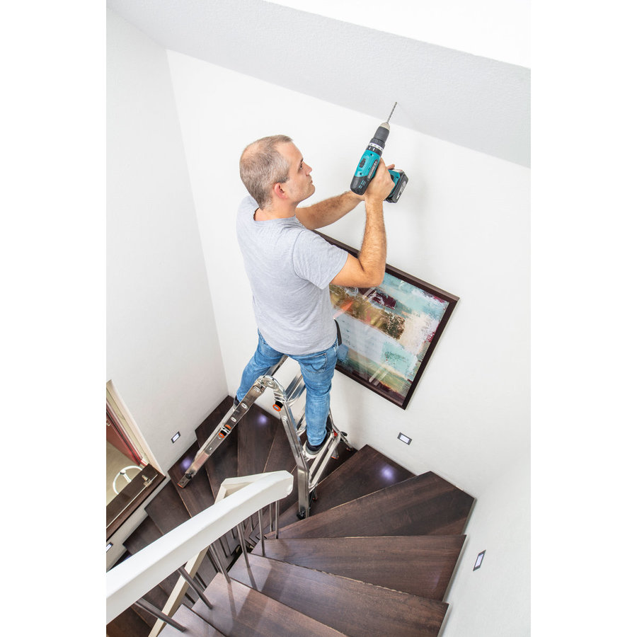 Krause MONTO Gelenk-TeleskopLeiter - TeleVario Arbeitshöhe bis ca. 5m