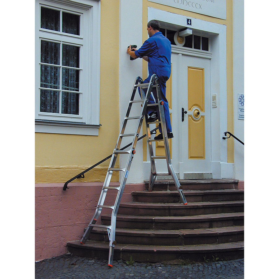 Krause MONTO Gelenk-TeleskopLeiter - TeleVario Arbeitshöhe bis ca. 6,05m