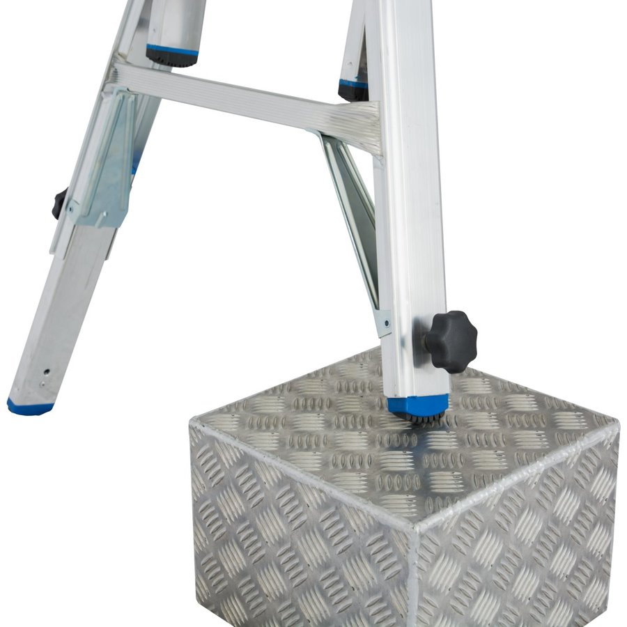 Krause STABILO Sprossen-Gelenk-TeleskopLeiter mit 4 Holmverlängerungen 4x4 Sprossen