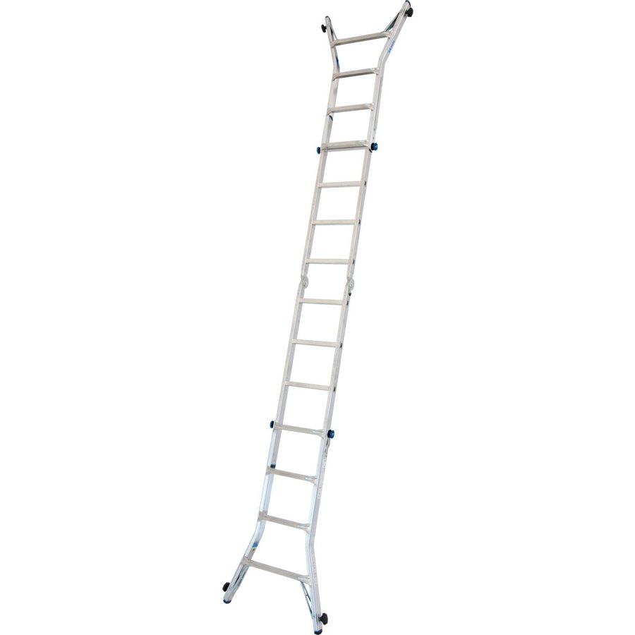 Krause STABILO Sprossen-Gelenk-TeleskopLeiter mit 4 Holmverlängerungen 4x4 Sprossen